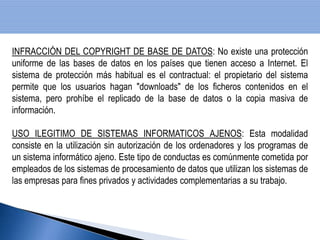 TIPIFICACIÓN DE LOS DELITOS INFORMATICOS