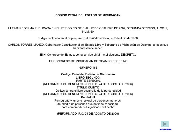 Codigo Penal Del Estado De Yucatan - creditoversvers