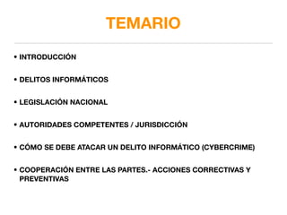 Delitos Informaticos