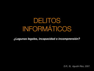 Delitos Informaticos