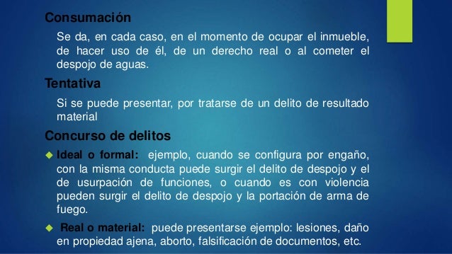 Delitos Despojo, Daño en Propiedad Ajena y Abigeato