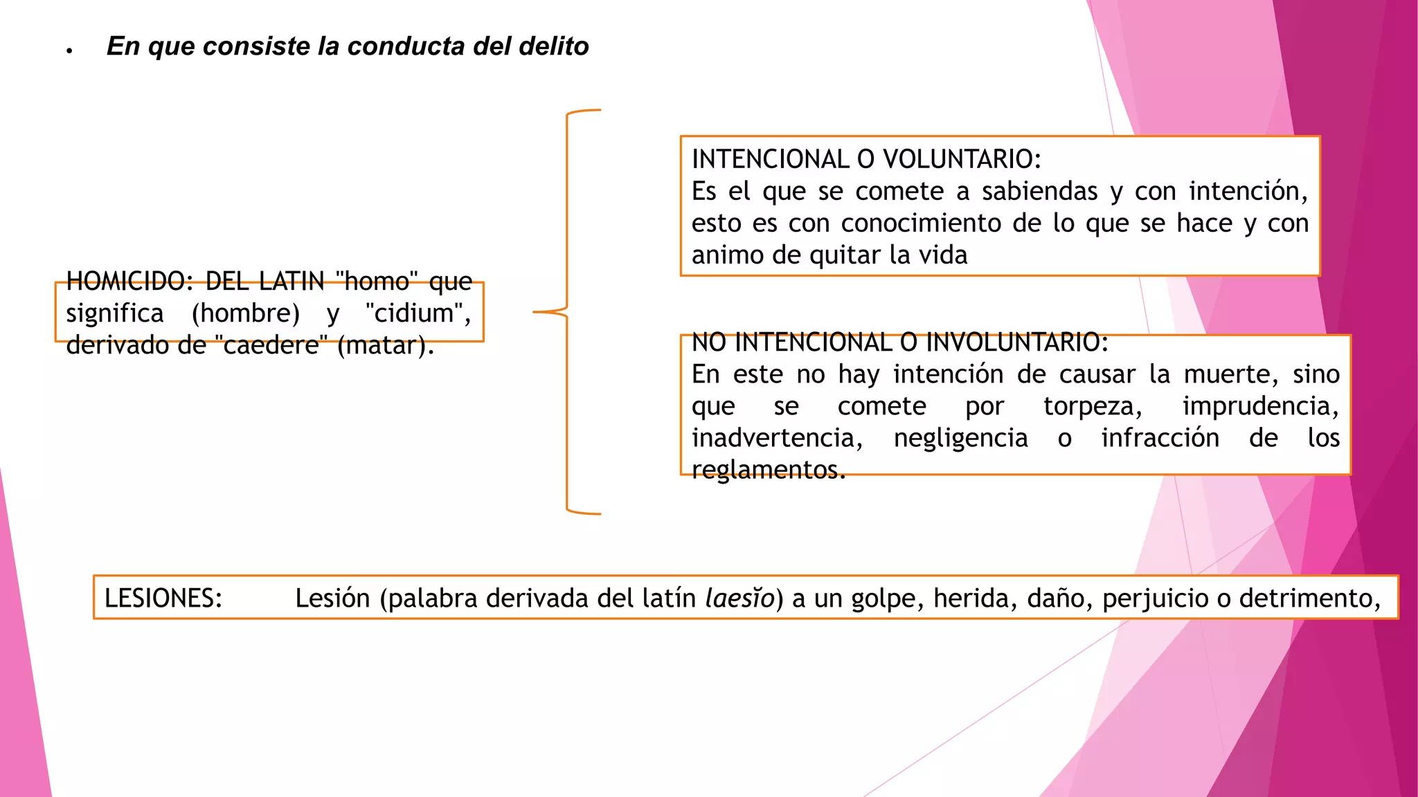 Delitos contra la vida y la integridad corporal | PDF