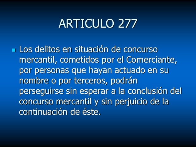 Delitos en materia mercantil
