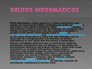 Delitos informaticos