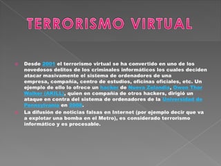 Delitos informaticos