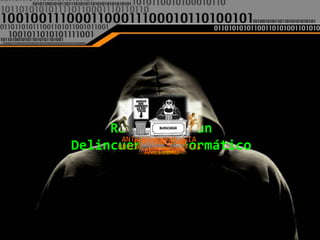 RELIGION
     Retrato de un
            ADICCION
       ANTROPORMOFOLOGIA
          PERSONALIDAD
           LO QUE ODIA
Delincuente GEOGRÁFICA
      UBICACIÓN Informático
             ANCIEDAD
 