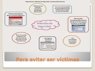 Para evitar ser víctimas
 