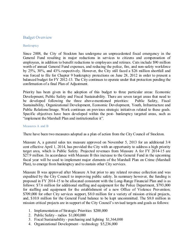 Sample deliverables report picture