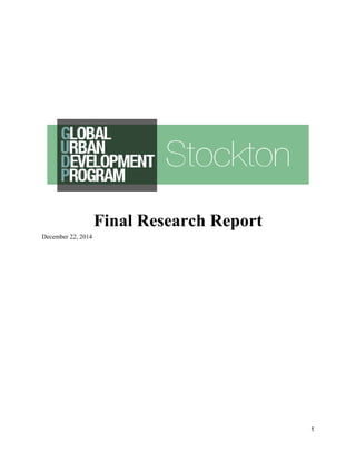 1
Final Research Report
December 22, 2014
 