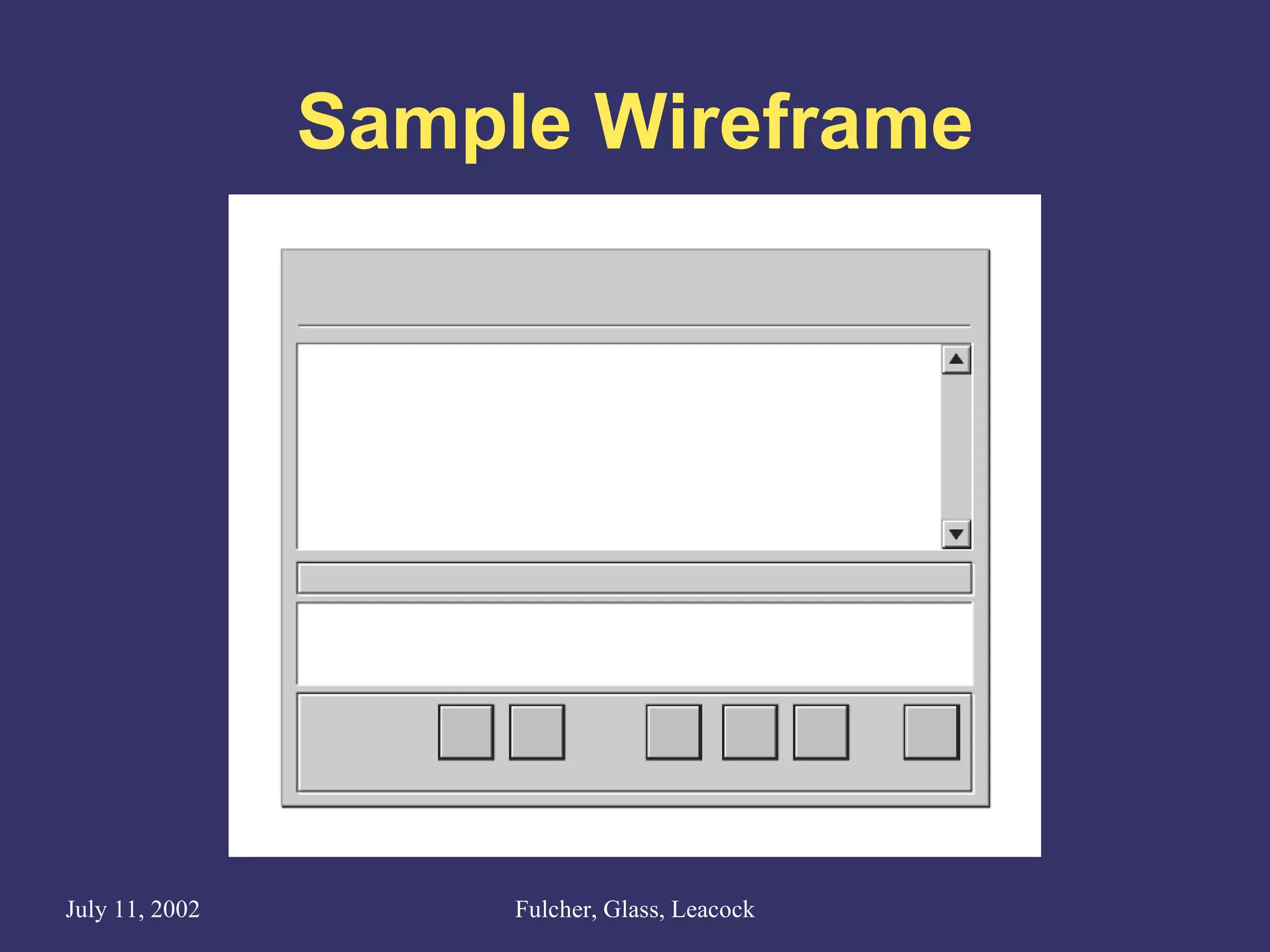 Sample Wireframe 