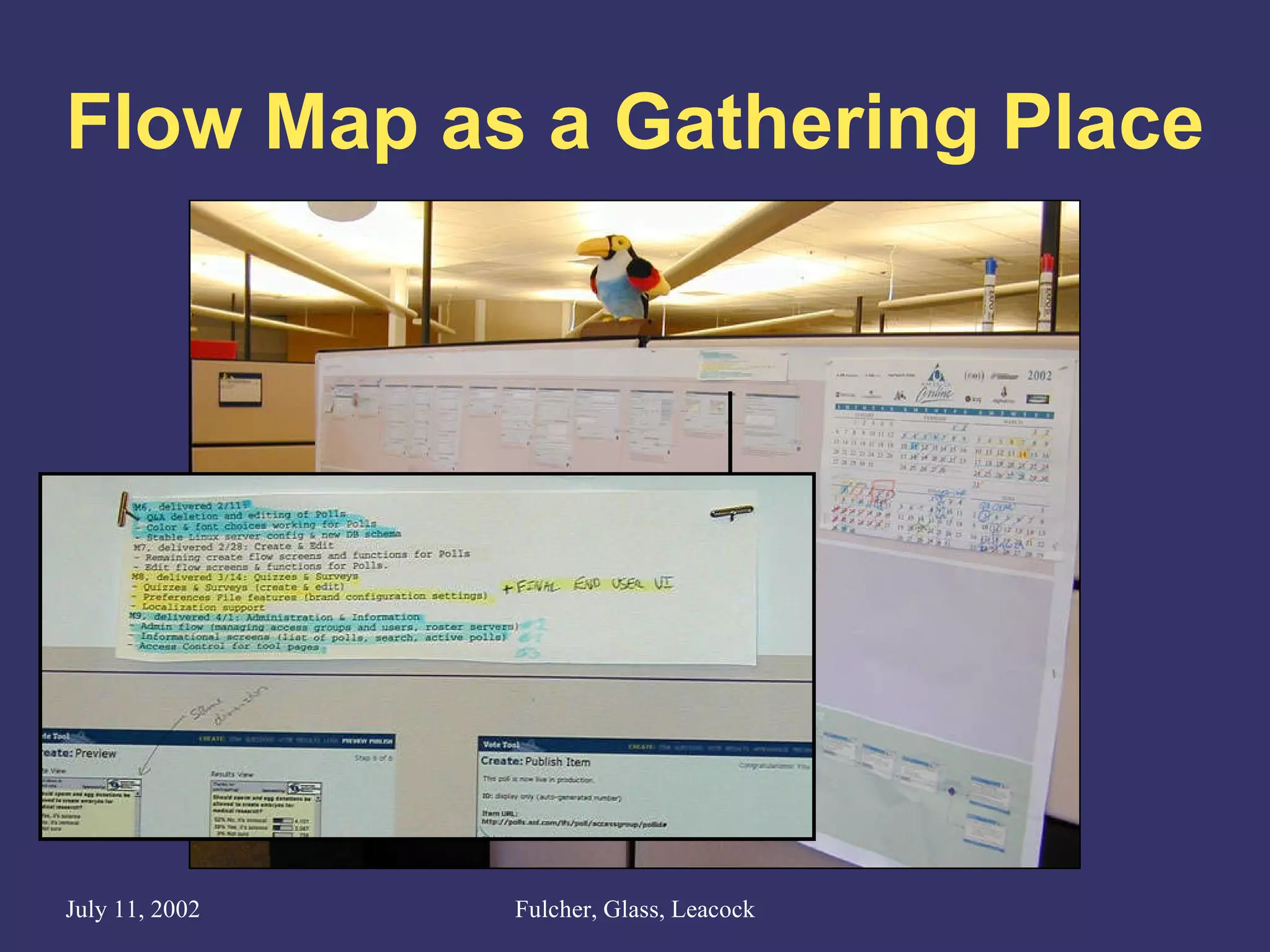 Flow Map as a Gathering Place 