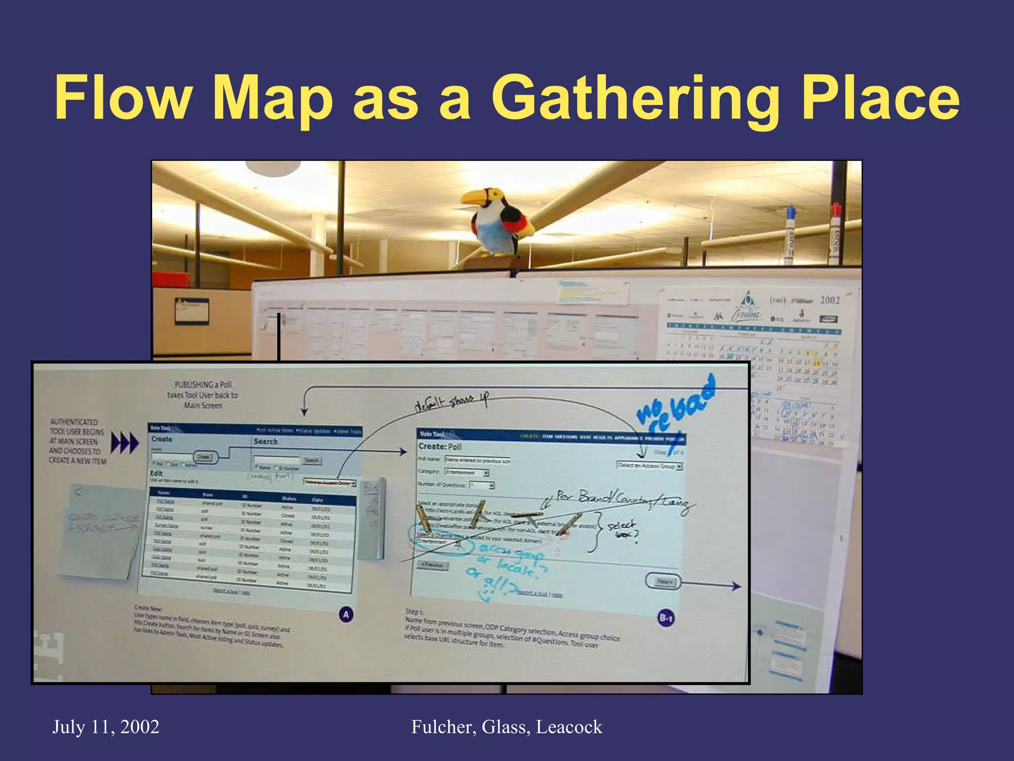 Flow Map as a Gathering Place 