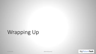 Wrapping Up
02/05/2018 @danielbryantuk
 
