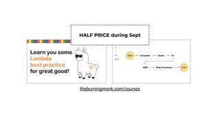 theburningmonk.com/courses
HALF PRICE during Sept
 