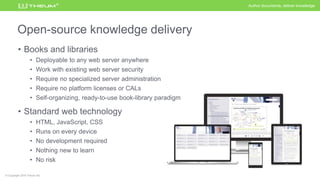 Author documents, deliver knowledge®
 