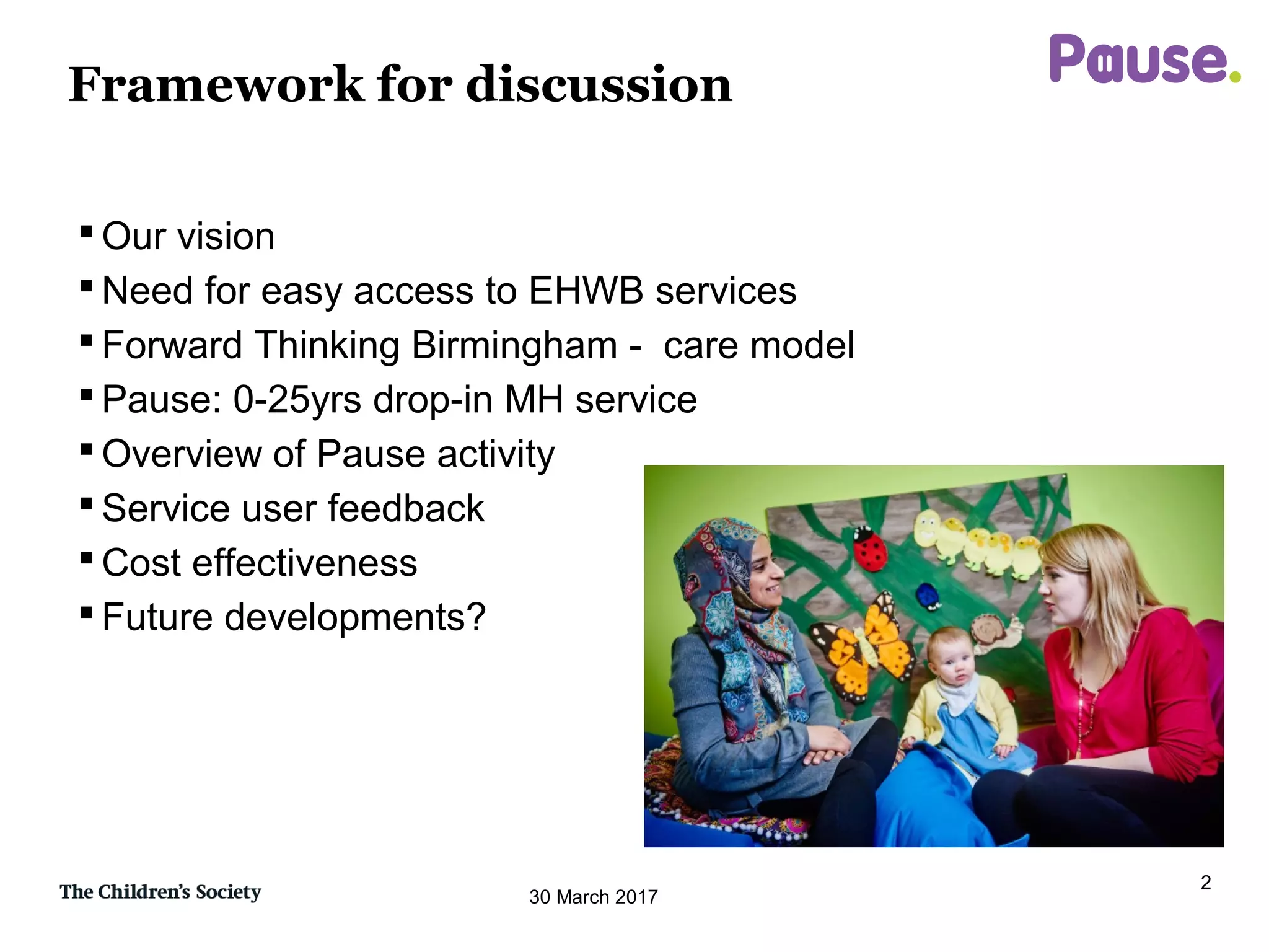 Delivering a Drop in Mental Health Service: Children and Young People's ...