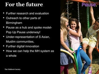 Delivering a Drop in Mental Health Service: Children and Young People's ...