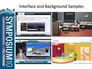 Interface and Background Samples
 