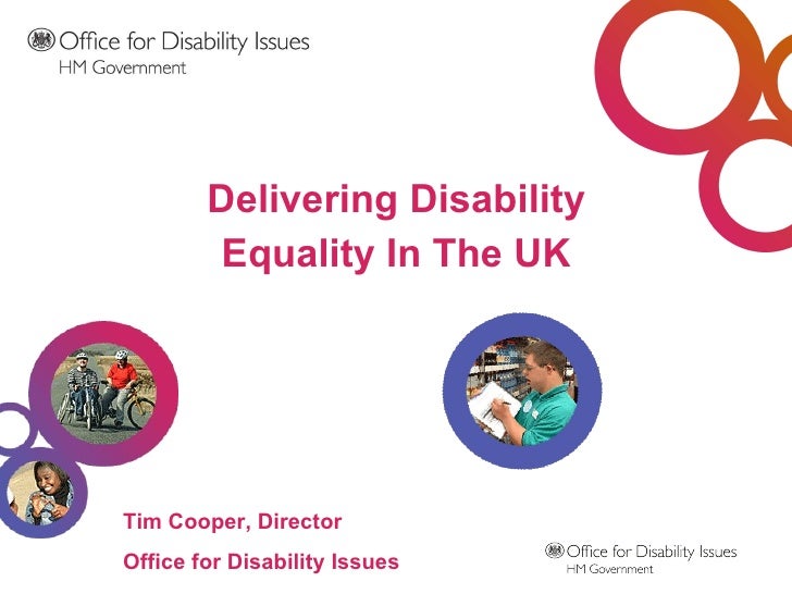 Delivering Disability Equality in the UK