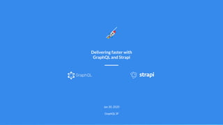 Jan 30, 2020
GraphQL SF
🚀
Delivering faster with
GraphQL and Strapi
 