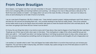 From Dave Brautigan  ,[object Object],[object Object],[object Object],[object Object],[object Object]