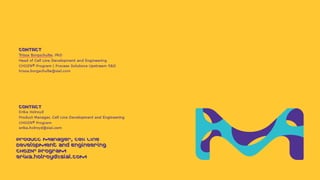 Erika Holroyd
Product Manager, Cell Line
Development and Engineering
CHOZN® Program
erika.holroyd@sial.com
CONTACT
Trissa Borgschulte, PhD
Head of Cell Line Development and Engineering
CHOZN® Program | Process Solutions Upstream R&D
trissa.borgschulte@sial.com
Contact
 