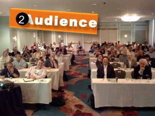 What do you have to know about your audience?
 