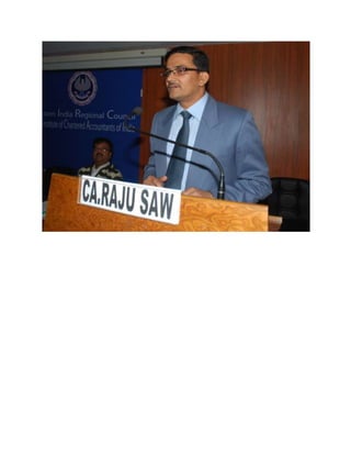 Delivering Speech On Financial Instruments In A Technical Session In A Seminar On Ifrs By Eirc Of Icai
