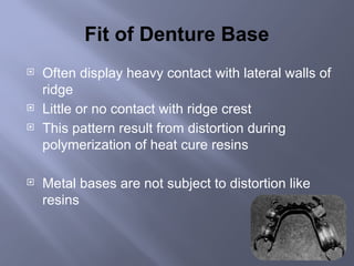 Resin Ridges Delivering the removable partial denture.pptx