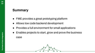Fme Projects Delivering Web Applications with FME | PDF