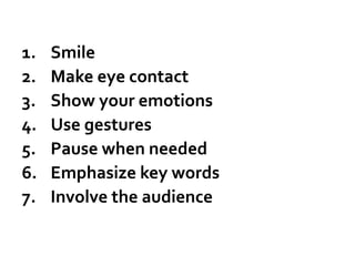 Delivering Simple Message Delivering your Message | PPTX