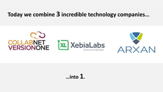 © Digital.ai.2020
Today we combine 3 incredible technology companies…
…into 1.
 