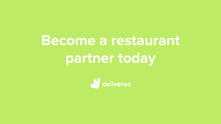 Become a restaurant
partner today
 