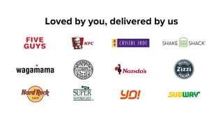Loved by you, delivered by us
 