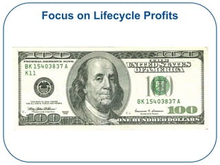 Focus on Lifecycle Profits
 