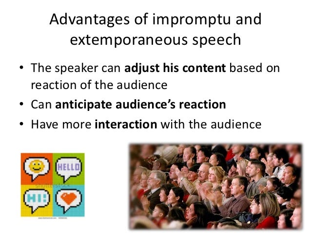  Advantages Of Extemporaneous Speech Extemporaneous Speech Pros And 