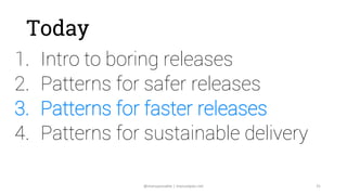 Delivery patterns for rapid and reliable releases (All Day DevOps 2018)