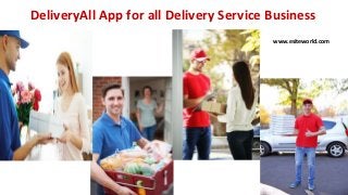 DeliveryAll App for all Delivery Service Business
www.esiteworld.com
 