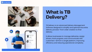 Delivery Management Software: The Smart Way to Scale Deliveries | PDF