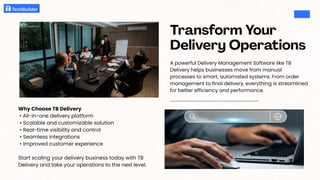 Delivery Management Software: The Smart Way to Scale Deliveries | PDF