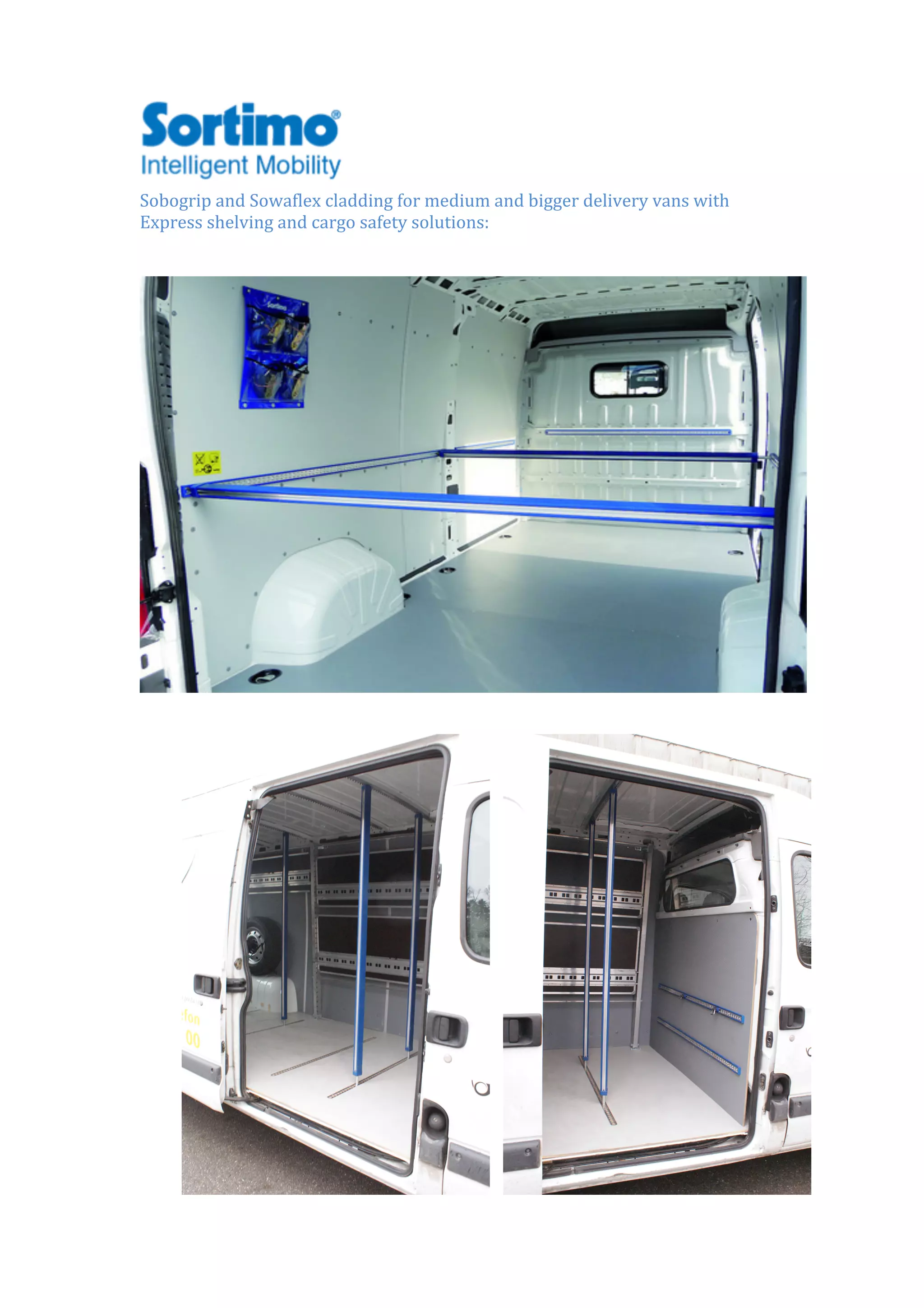 Sortimo Vehicles Delivery service – sortimo equipment | PDF