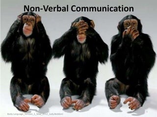 Non-Verbal Communication




                                                1
Body Language_Version_1_May_2012_Judy.Beddoni
 