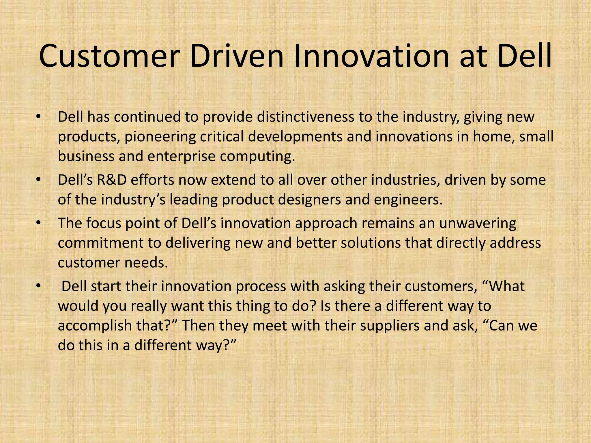 Dell Case Study | PPT