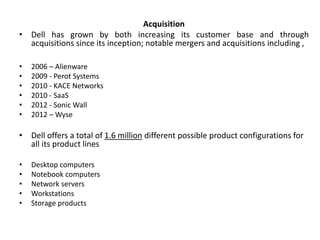 Supply chain of Dell | PPTX
