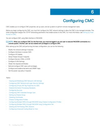 Server Cmc Module Dell chassis-management-controller-v610-poweredge-m1000e users-guide-en ...