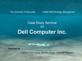 The University of Newcastle  GSBS 6060 Strategic Management Presented by 