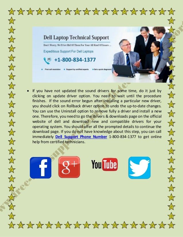 Dell Customer Help Support 800-834-1377