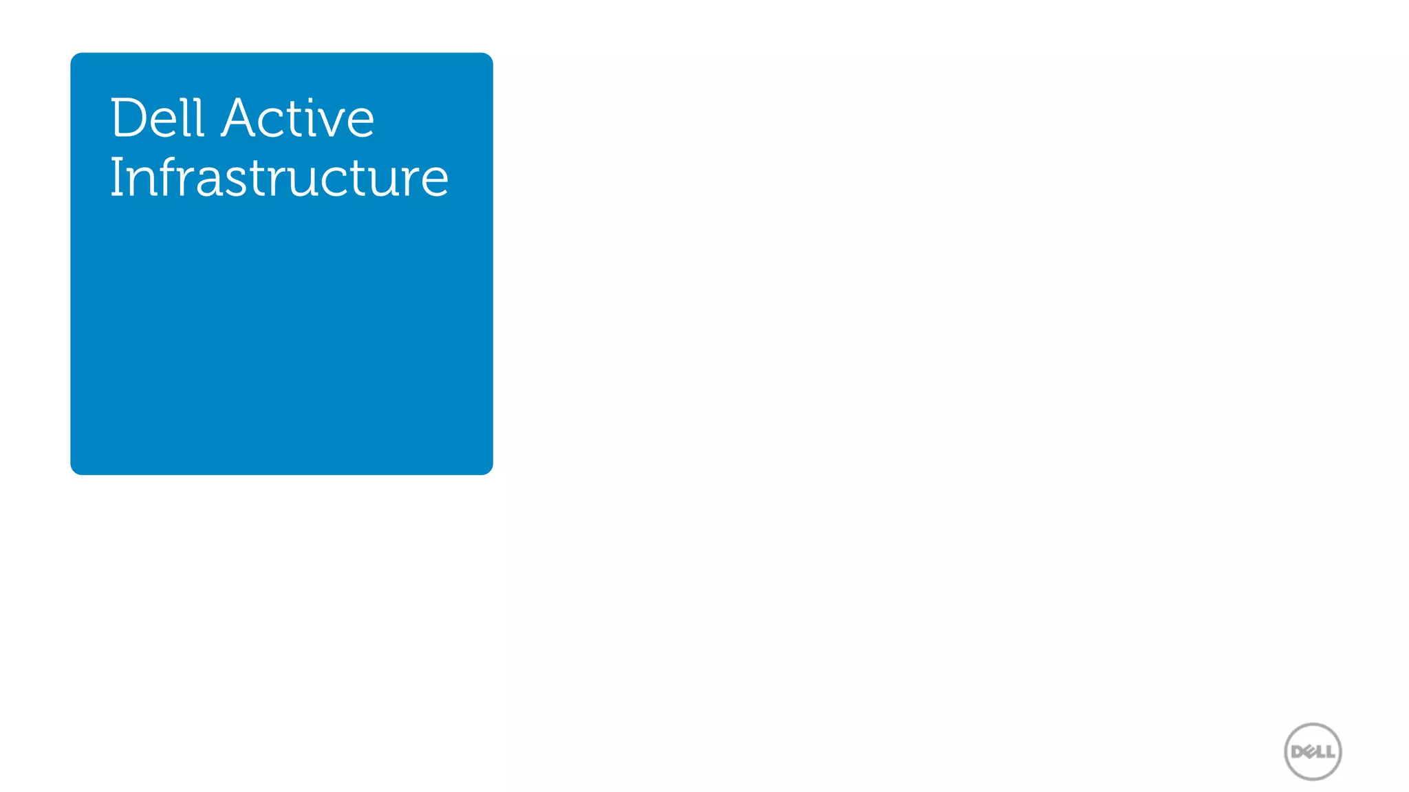 Dell Active
Infrastructure
 