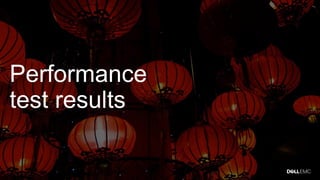 Performance
test results
 