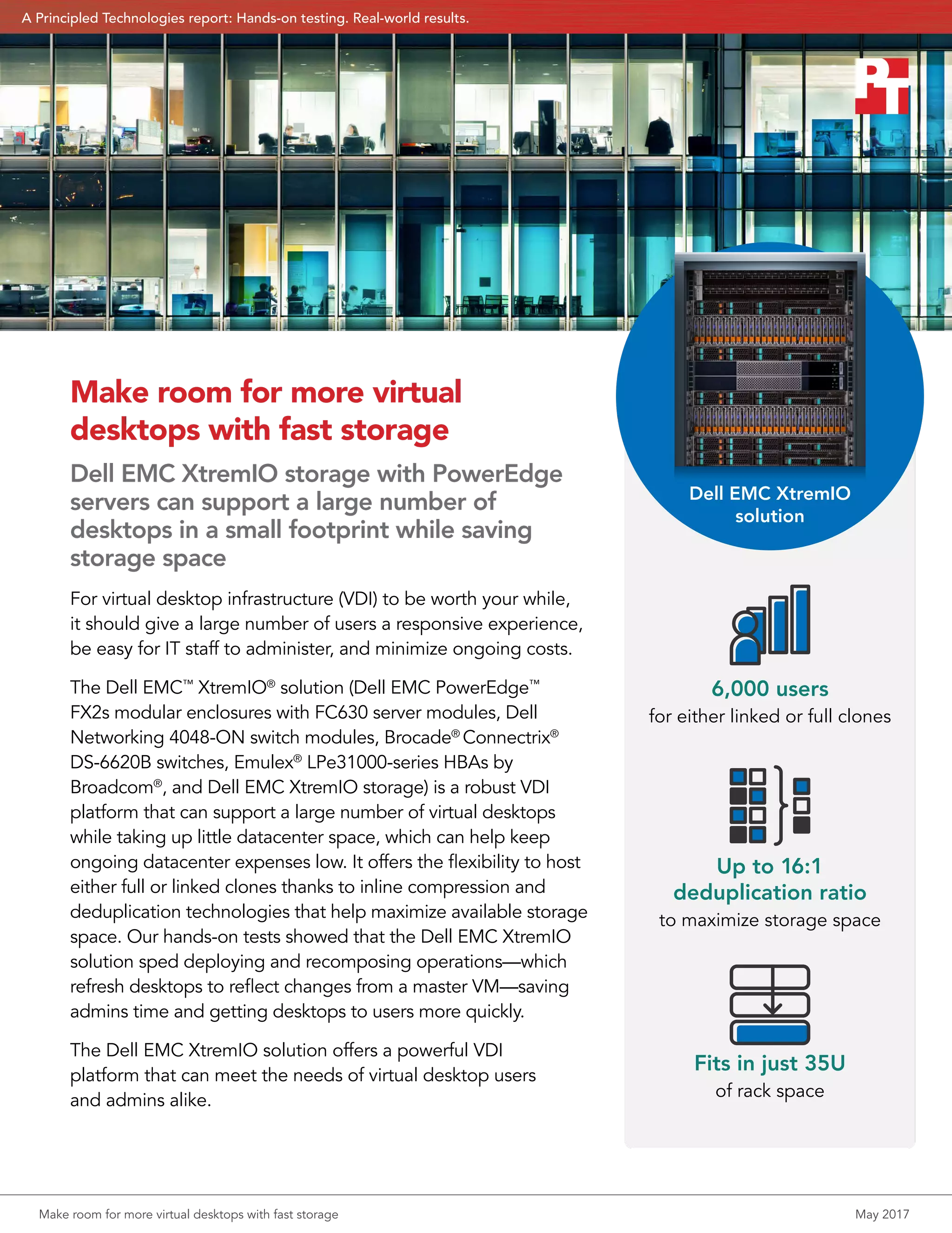 Make room for more virtual desktops with fast storage | PDF